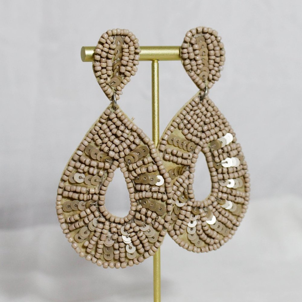 Handmade bead earrings